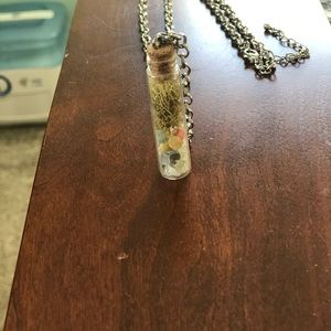 Mini terrarium necklace